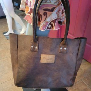 Parker Clay Genuine Leather Tote
